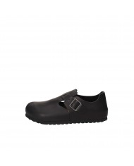 Birkenstock Scarpa in pelle ingrassata Nero LONDON.166543 Nuova Col...