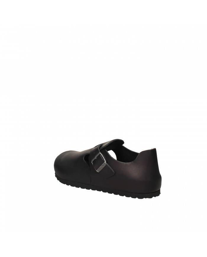 Birkenstock Scarpa in pelle ingrassata Nero LONDON.166543 Nuova Col... Birkenstock Scarpa in pelle ingrassata Nero LONDON.166543 Nuova Col...