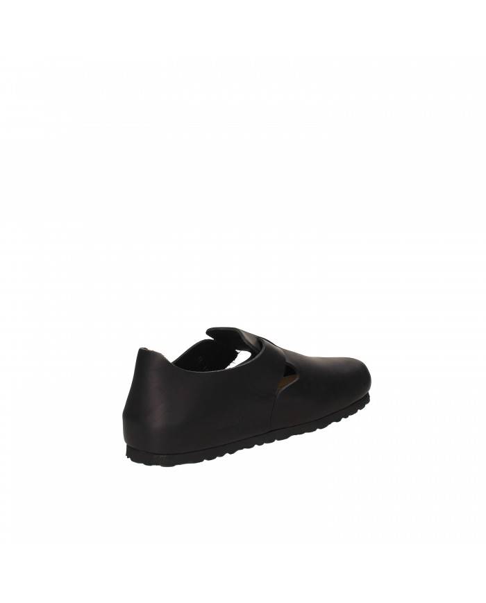 Birkenstock Scarpa in pelle ingrassata Nero LONDON.166543 Nuova Col... Birkenstock Scarpa in pelle ingrassata Nero LONDON.166543 Nuova Col...