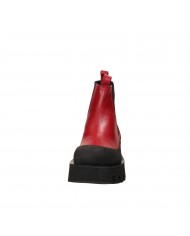 Paloma Barceló Polacchino in pelle Rosso Celine21043 Nuova Collezio...