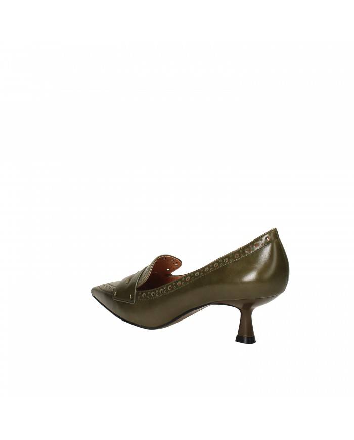 Bibi Lou Mocassino in pelle Verde Militare 701z12vk Nuova Collezion...