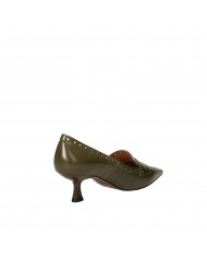 Bibi Lou Mocassino in pelle Verde Militare 701z12vk Nuova Collezion...