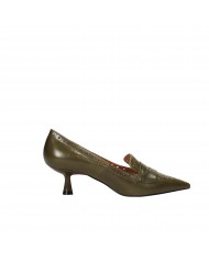 Bibi Lou Mocassino in pelle Verde Militare 701z12vk Nuova Collezion...