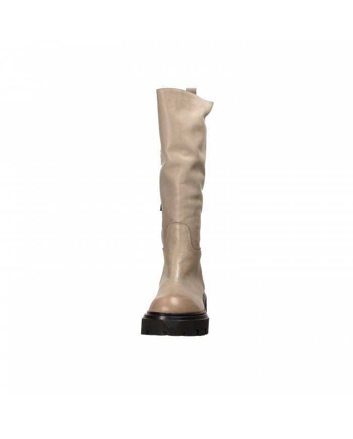 Poesie Veneziane Stivale in pelle Taupe JMN45 Nuova Collezione Poes...