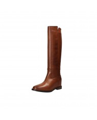 Julie Dee Stivale in pelle Tan EJ205 Nuova Collezione Julie Dee