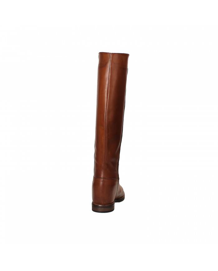 Julie Dee Stivale in pelle Tan EJ205 Nuova Collezione Julie Dee