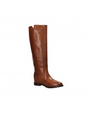 Julie Dee Stivale in pelle Tan EJ205 Nuova Collezione Julie Dee