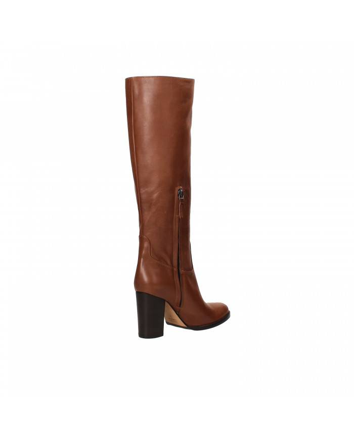 Julie Dee Stivale in pelle Tan EJ009 Nuova Collezione Julie Dee