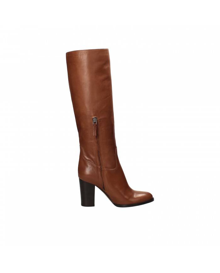 Julie Dee Stivale in pelle Tan EJ009 Nuova Collezione Julie Dee