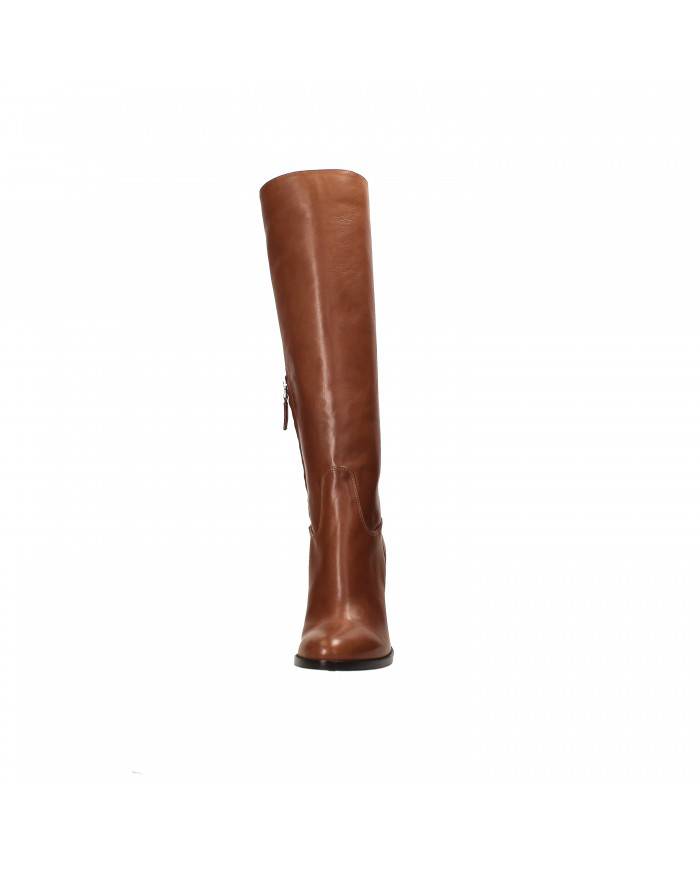 Julie Dee Stivale in pelle Tan EJ009 Nuova Collezione Julie Dee