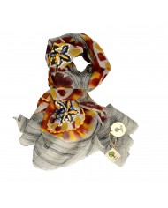 Bahobab Sciarpa in lana Giallo 21SA127 Nuova Collezione Bahobab