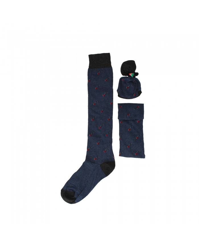 Dyaguar Claza lunga in cotone Grigio e Blu 172712 Nuova Collezione ...