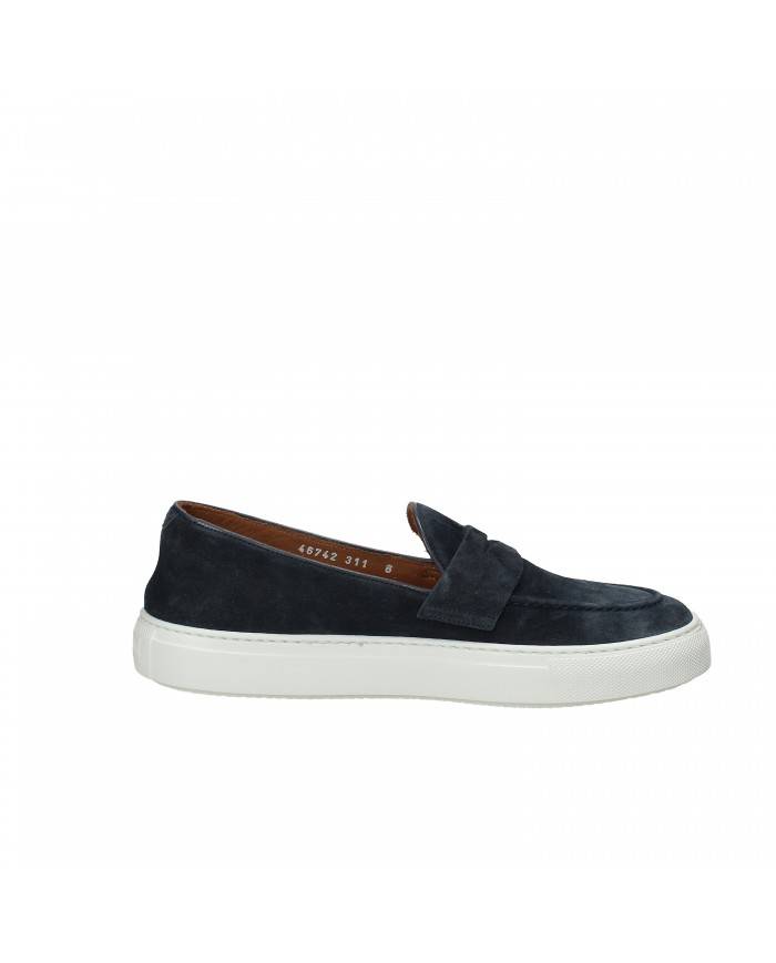 Fratelli Rossetti Mocassino in camoscio Blu 46742 Nuova Collezione ... Fratelli Rossetti Mocassino in camoscio Blu 46742 Nuova Collezione ...