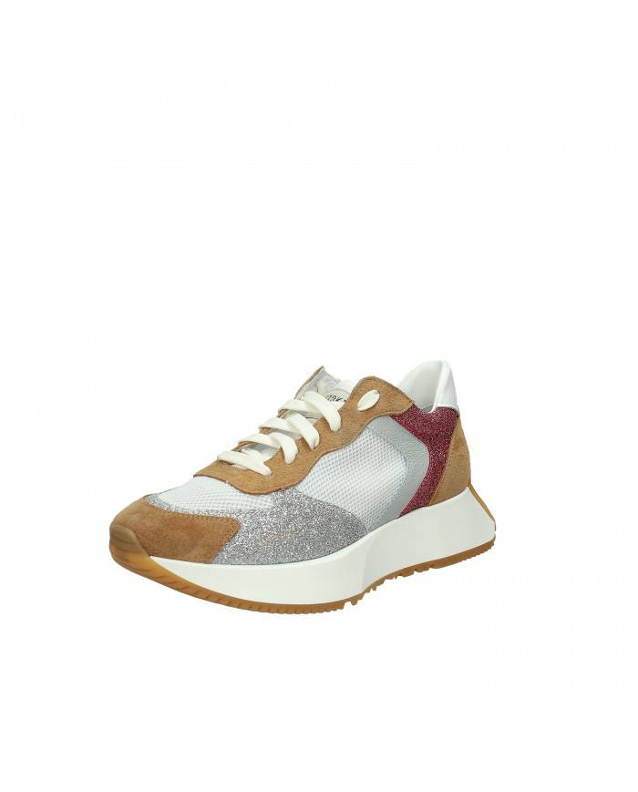 Stokton Sneaker in nylon e camoscio Multi Color Urban-D Nuova Colle...