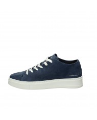 Crime London Sneaker in nabuk Blu 13402 Nuova Collezione Crime London