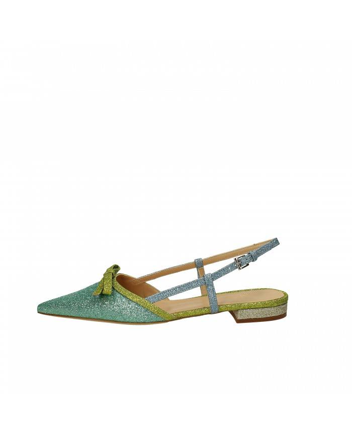 RF Festa Slingback in pelle glitterata Verde Aris Nuova Collezione ... RF Festa Slingback in pelle glitterata Verde Aris Nuova Collezione ...