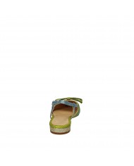 RF Festa Slingback in pelle glitterata Verde Aris Nuova Collezione ...