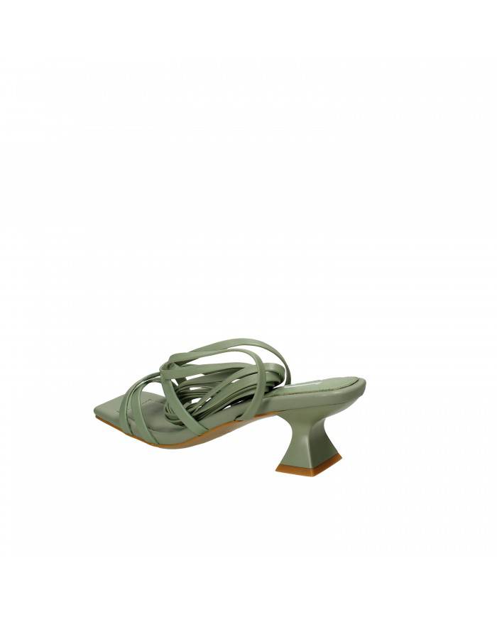 Jeannot Sandalo in pelle Verde 571.P Nuova Collezione Jeannot