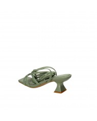 Jeannot Sandalo in pelle Verde 571.P Nuova Collezione Jeannot