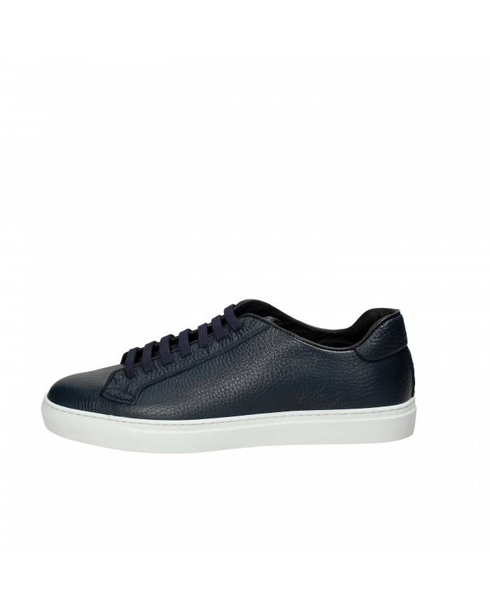 Rossano Bisconti Sneaker in pelle martellata Blu 465-01 Nuova Colle...