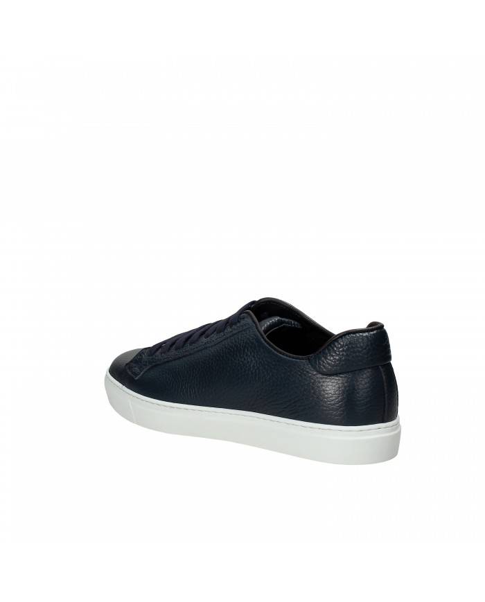 Rossano Bisconti Sneaker in pelle martellata Blu 465-01 Nuova Colle...