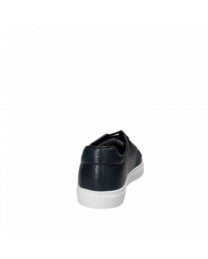Rossano Bisconti Sneaker in pelle martellata Blu 465-01 Nuova Colle...