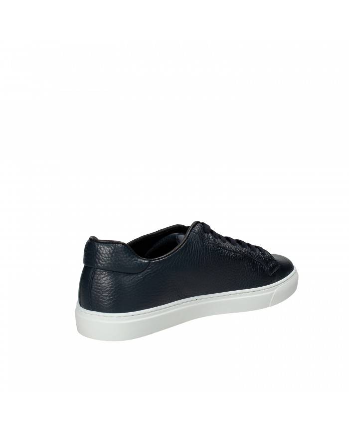 Rossano Bisconti Sneaker in pelle martellata Blu 465-01 Nuova Colle...