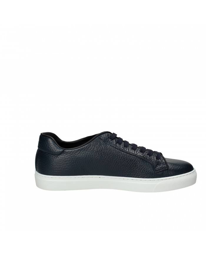 Rossano Bisconti Sneaker in pelle martellata Blu 465-01 Nuova Colle...