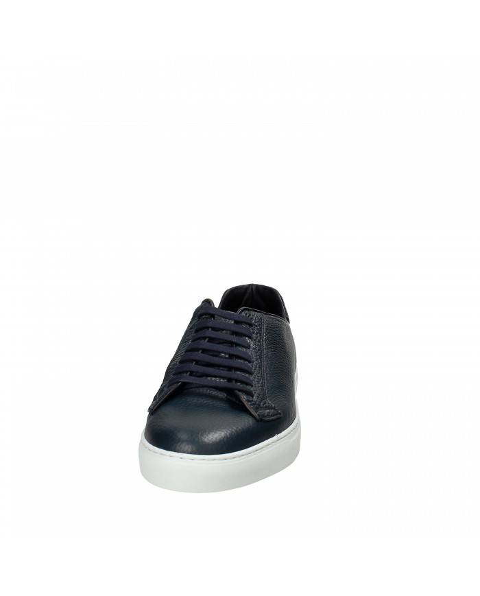 Rossano Bisconti Sneaker in pelle martellata Blu 465-01 Nuova Colle...