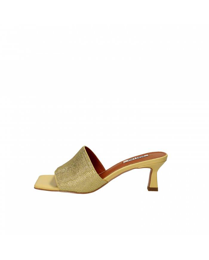 Bibi Lou Sandalo in pelle Giallo 555.z00vk Nuova Collezione Bibi Lou