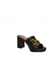 Bibi Lou Sandalo in pelle Nero 538.p10vk Nuova Collezione Bibi Lou