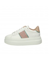Stokton Sneaker in pelle Bianco 834-Seville Nuova Collezione Stokton