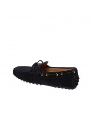 Rossano Bisconti Mocassino in camoscio Blu 980-46 Nuova Collezione ...