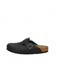Birkenstock Sabot in nabuk Nero BOSTON.059463 Nuova Collezione Birk...