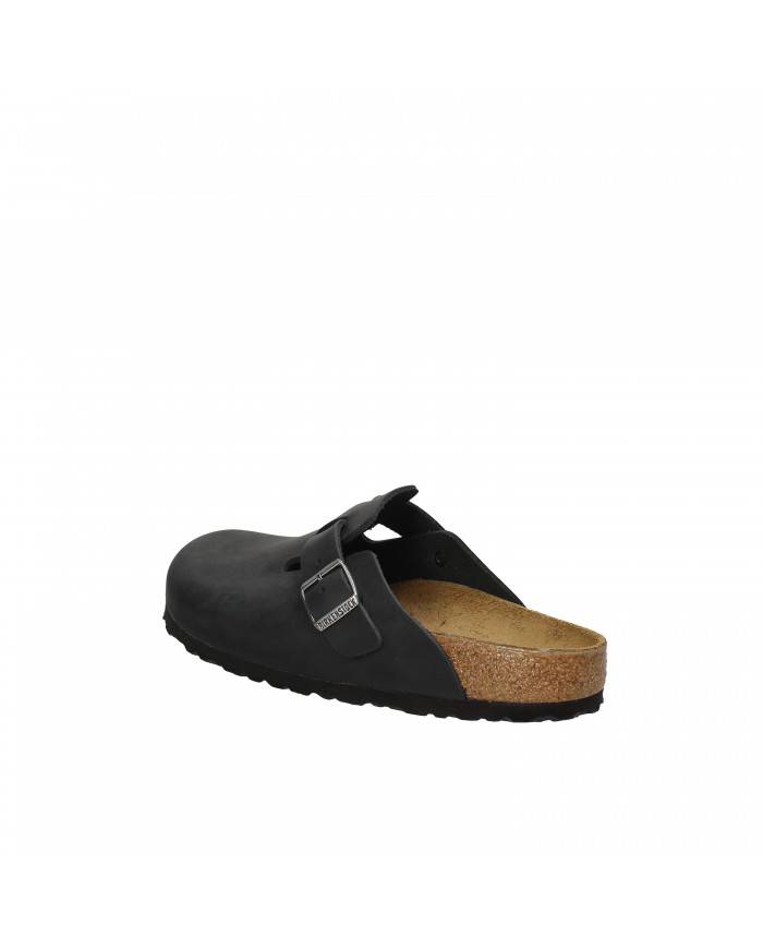 Birkenstock Sabot in nabuk Nero BOSTON.059463 Nuova Collezione Birk... Birkenstock Sabot in nabuk Nero BOSTON.059463 Nuova Collezione Birk...