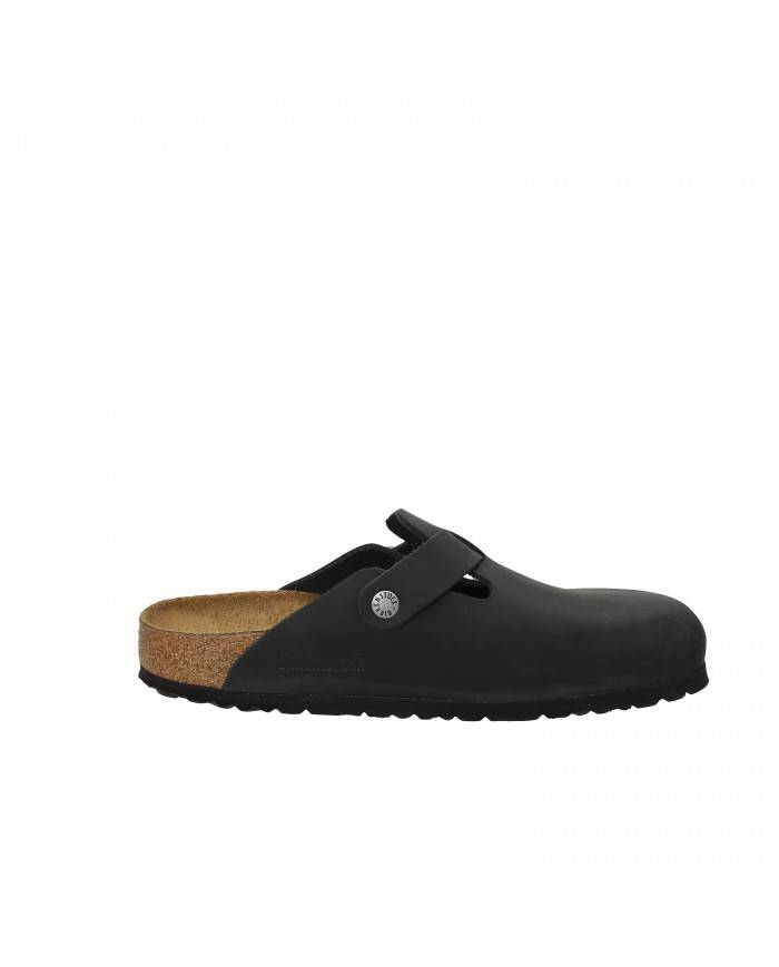 Birkenstock Sabot in nabuk Nero BOSTON.059463 Nuova Collezione Birk... Birkenstock Sabot in nabuk Nero BOSTON.059463 Nuova Collezione Birk...