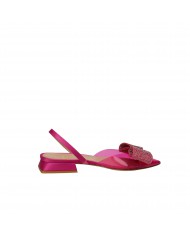 Chantal Slingback in raso Fucsia H1597 Nuova Collezione Chantal