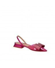Chantal Slingback in raso Fucsia H1597 Nuova Collezione Chantal