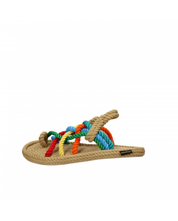 Bohonomad Infradito in corda Beige Multi BO0001 Nuova Collezione Bo...