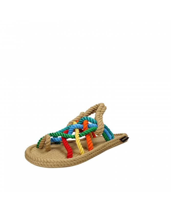 Bohonomad Infradito in corda Beige Multi BO0001 Nuova Collezione Bo...