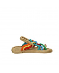 Bohonomad Infradito in corda Beige Multi BO0001 Nuova Collezione Bo...