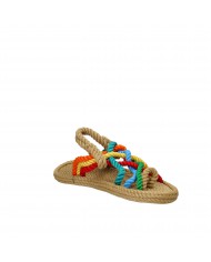 Bohonomad Infradito in corda Beige Multi BO0001 Nuova Collezione Bo...