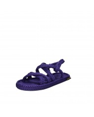 Bohonomad Sandalo Basso in corda Viola BO0004 Nuova Collezione Boho...