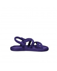 Bohonomad Sandalo Basso in corda Viola BO0004 Nuova Collezione Boho...