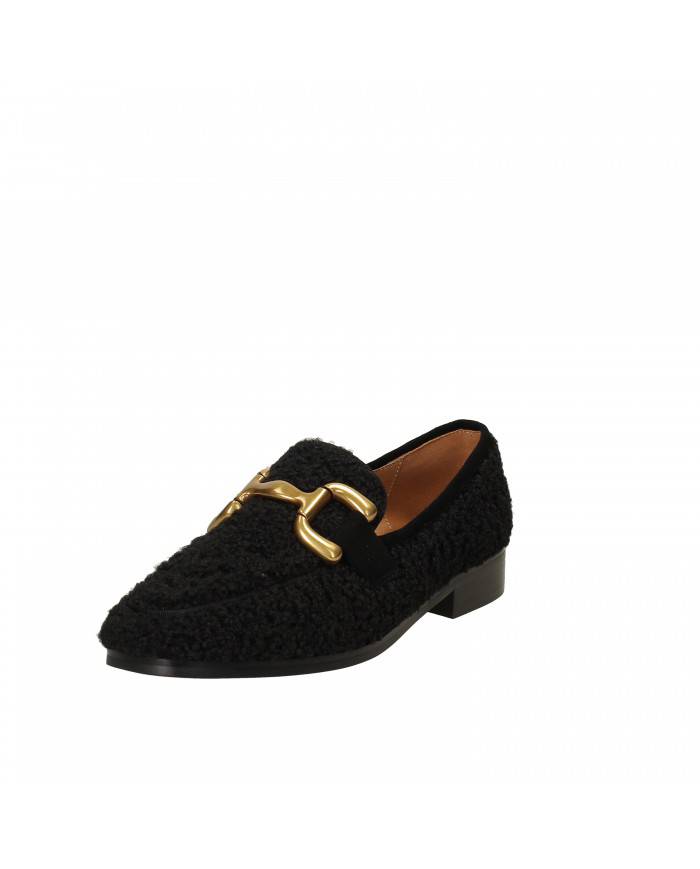 Bibi Lou Mocassino in pelliccia Nero 570z92vk Nuova Collezione Bibi...