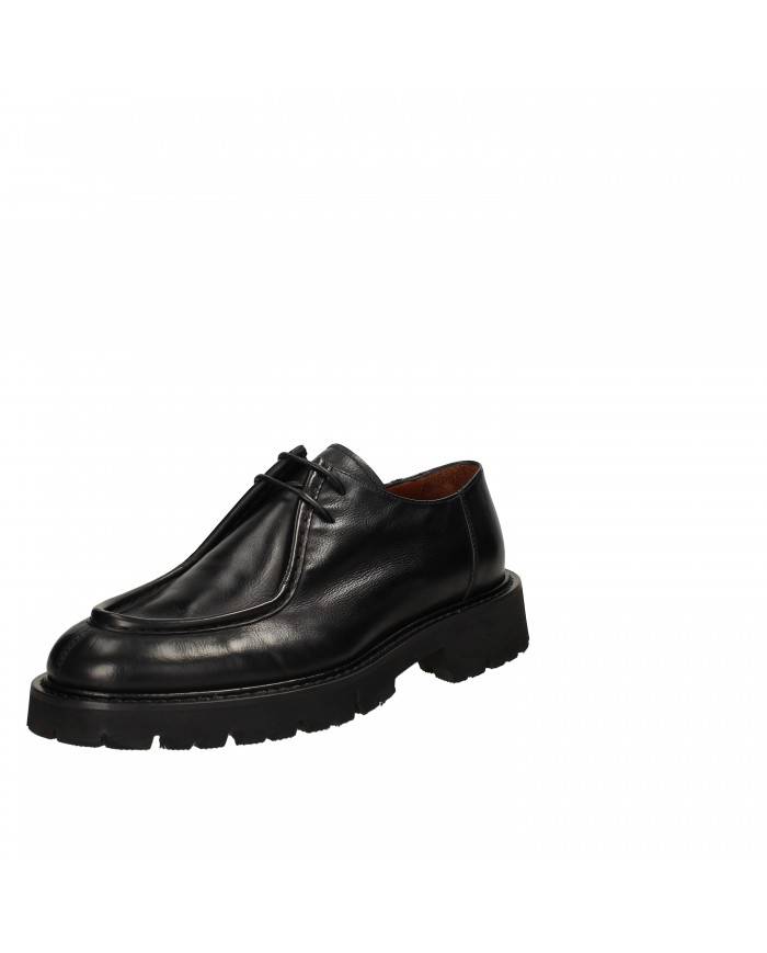 Rossano Bisconti Stringata in pelle Nero 470-20 Nuova Collezione Ro...