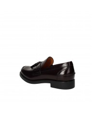 Rossi Mocassino in pelle spazzolata Bordeaux 8140G Nuova Collezione...