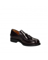 Rossi Mocassino in pelle spazzolata Bordeaux 8140G Nuova Collezione...