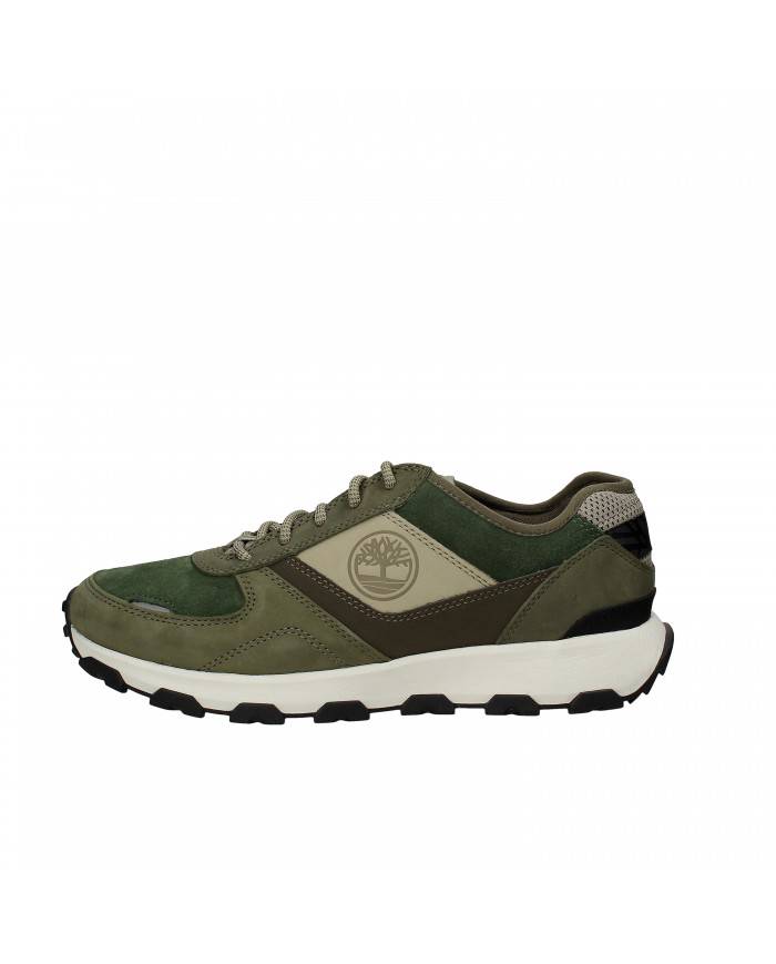 Timberland® Sneaker in camoscio e nabuk Verde Militare Winsor Park....