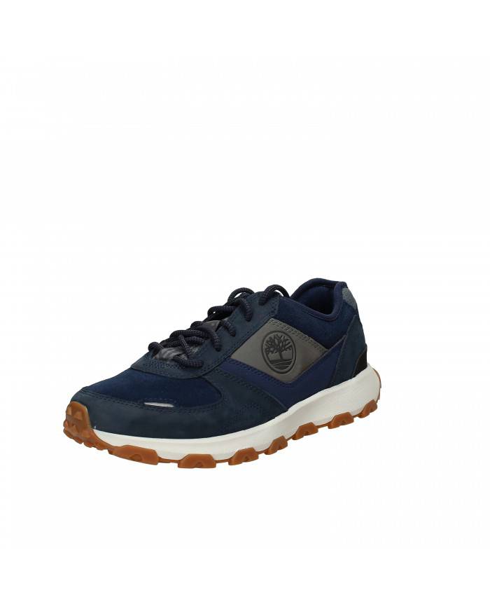 Timberland® Sneaker in camoscio e nabuk Blu Winsor Park.A5YDR Nuova...